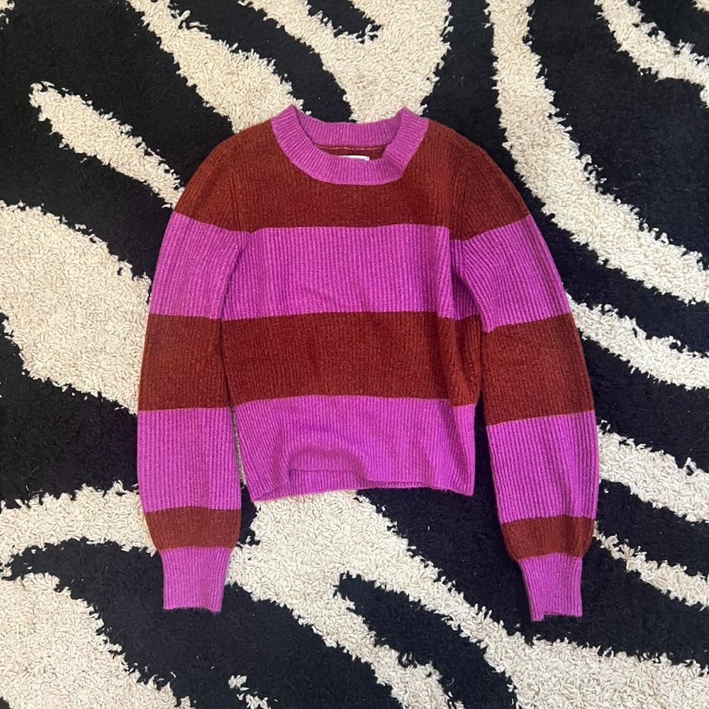 american eagle striped sweater